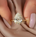 Luxury Water Drop Shape Ring for Women
