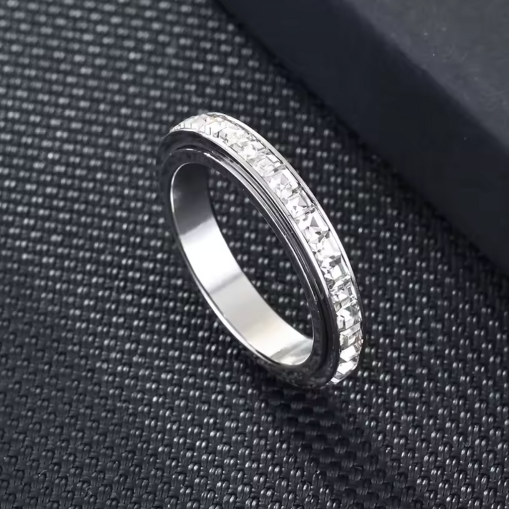 Fidget Anxiety Anti-Stress Spinner Ring for Women