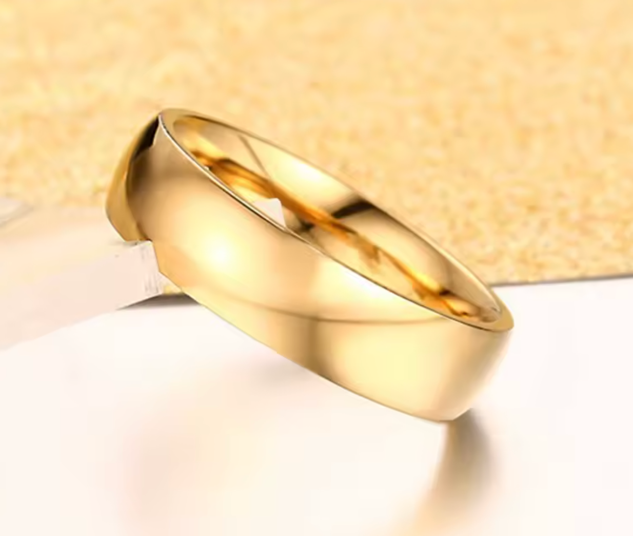 Stainless Steel Wedding & Engagement Band Ring for Women & Men