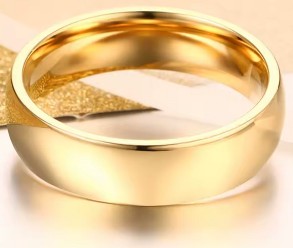 Stainless Steel Wedding & Engagement Band Ring for Women & Men