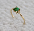 Exquisite Emerald Engagement Ring