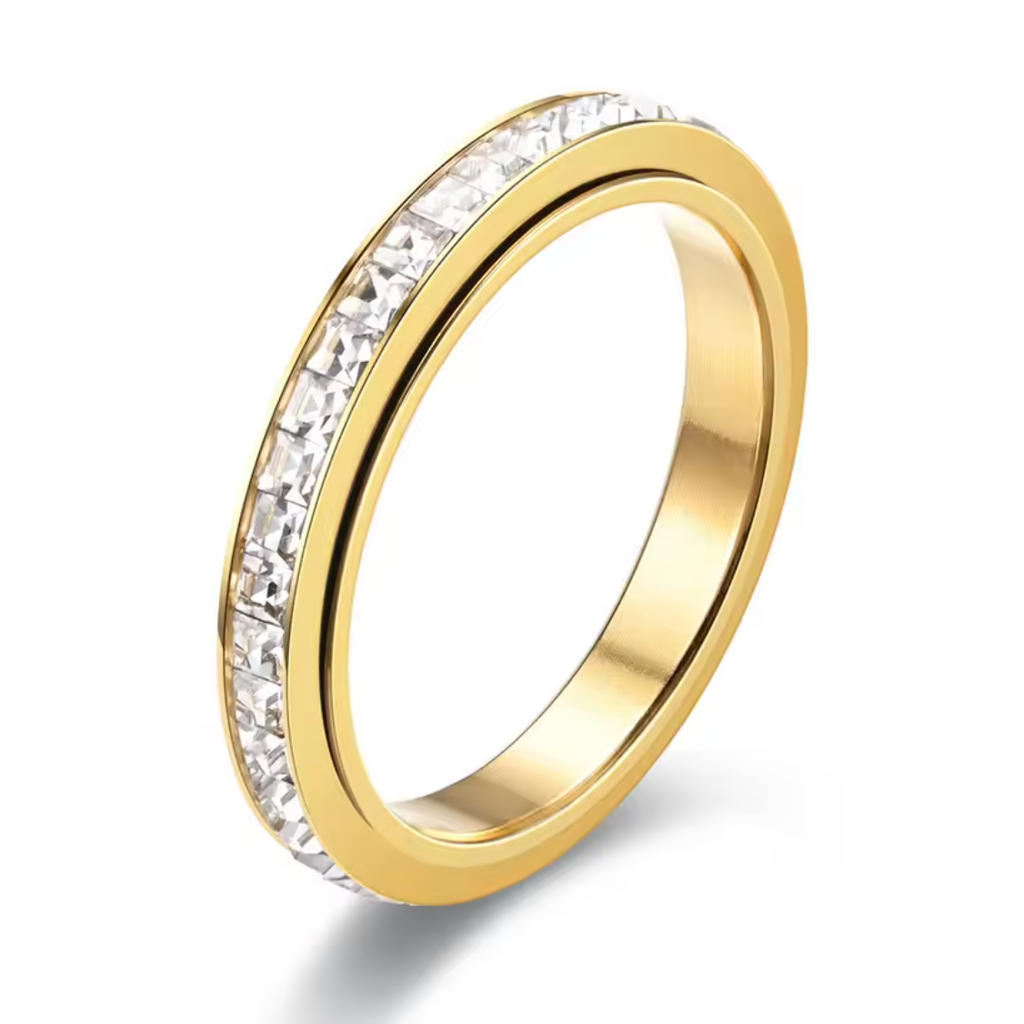 Fidget Anxiety Anti-Stress Spinner Ring for Women